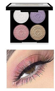 Foto 3 | Foto 3 | Paleta De Sombras De Ojos Huoguo 4 Colores Brillante Y Perlado Mate - Venta Internacional.
