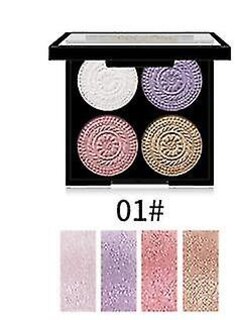 Foto 4 | Foto 4 | Paleta De Sombras De Ojos Huoguo 4 Colores Brillante Y Perlado Mate - Venta Internacional.