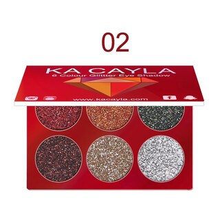 Foto 1 | Foto 1 | Paleta De Sombras De Ojos Huoguo 6 Colores Lentejuelas De Diamante De Alto Brillo - Venta Internacional.