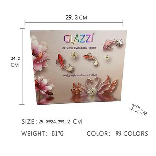 Foto 2 | Foto 2 | Paleta De Sombras De Ojos Huoguo 99 Colores Holográfica Brillante Mate - Venta Internacional.