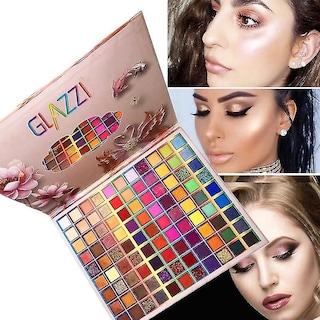 Foto 3 | Foto 3 | Paleta De Sombras De Ojos Huoguo 99 Colores Holográfica Brillante Mate - Venta Internacional.