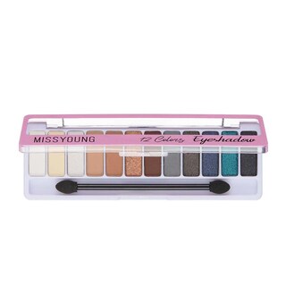 Foto 1 | Foto 1 | Paleta De Sombras De Ojos Huoguo 12 Colores Sin Manchas Mate Nacarada - Venta Internacional.