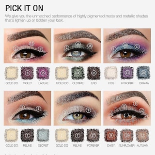 Foto 3 | Foto 3 | Paleta De Sombras De Ojos Huoguo 21 Colores De Alta Pigmentación - Venta Internacional.