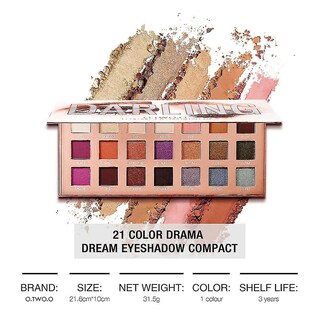 Foto 5 | Foto 5 | Paleta De Sombras De Ojos Huoguo 21 Colores De Alta Pigmentación - Venta Internacional.