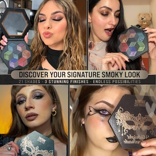 Foto 5 | Foto 5 | Paleta De Sombras De Ojos Tintark Midnight Masquerade 21 Colores - Venta Internacional.