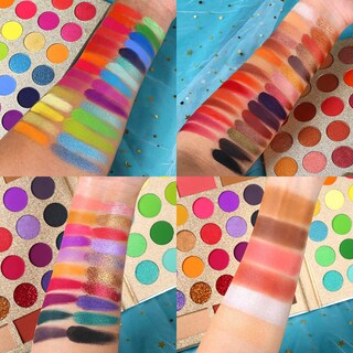 Foto 4 | Foto 4 | Paleta De Sombras De Ojos Ucanbe Professional 86 Colores Con Pinceles - Venta Internacional.
