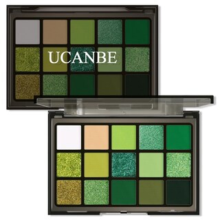 Foto 1 | Foto 1 | Paleta De Sombras De Ojos Ucanbe Green 15 Colores Shimmer Matte - Venta Internacional.