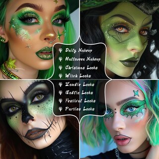Foto 5 | Foto 5 | Paleta De Sombras De Ojos Ucanbe Green 15 Colores Shimmer Matte - Venta Internacional.