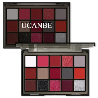 Foto 1 | Foto 1 | Paleta De Sombras De Ojos Ucanbe Red 15 Colores Con Purpurina Mate Brillante - Venta Internacional.