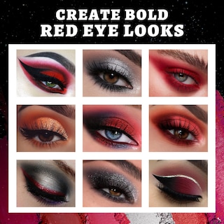 Foto 3 | Foto 3 | Paleta De Sombras De Ojos Ucanbe Red 15 Colores Con Purpurina Mate Brillante - Venta Internacional.