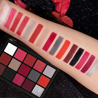 Foto 4 | Foto 4 | Paleta De Sombras De Ojos Ucanbe Red 15 Colores Con Purpurina Mate Brillante - Venta Internacional.