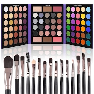 Foto 1 | Foto 1 | Set De Maquillaje Ucanbe Paleta De Sombras De Ojos Con 15 Pinceles 86 Colores - Venta Internacional.
