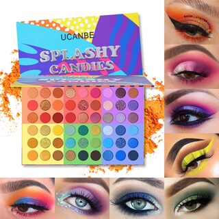Foto 6 | Foto 6 | Set De Paleta De Sombras De Ojos Y Brochas De Maquillaje Ucanbe Splashy Cardies - Venta Internacional.