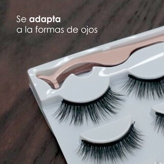 Foto 3 | Foto 3 | Pestañas Reutilizables Iliosinnova 3D de 3 Pares