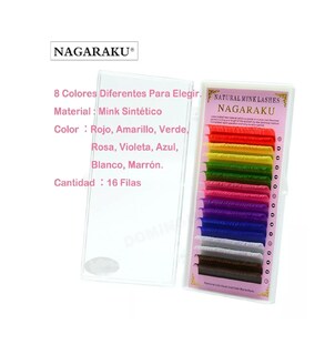 Foto 2 | Foto 2 | Blister De Pestañas Nagaraku De Colores Una Sola Medida
