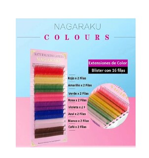 Foto 4 | Foto 4 | Blister De Pestañas Nagaraku De Colores Una Sola Medida