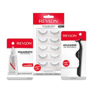 Foto 2 | Foto 2 | 5 Pares de Pestañas Revlon Modelo 1 con Aplicador y Pegamento Transparente Mix7