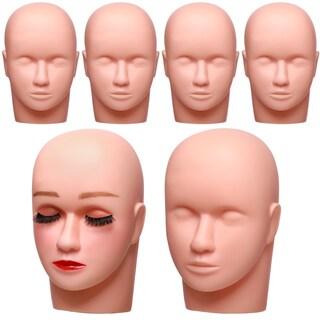 Foto 1 | Foto 1 | Cabeza De Maniquí Reginary De Silicona Y Plástico, Juego De 6 Piezas - Venta Internacional.