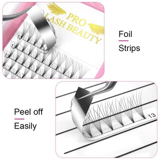 Foto 3 | Foto 3 | Extensiones De Pestañas Con Volumen Prefabricadas Pro Lashbeauty 6d-d-0.07-15 Mm - Venta Internacional.
