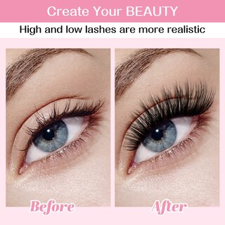Foto 5 | Foto 5 | Individual Lashes Pro Lashbeauty, 280 Unidades, 10 D, 20 D, C D, Rizo - Venta Internacional.
