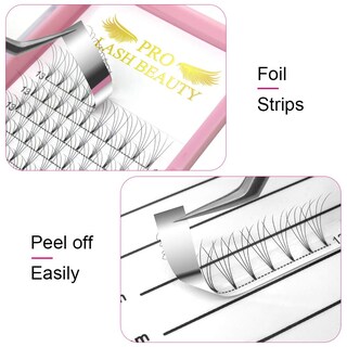 Foto 3 | Foto 3 | Extensiones De Pestañas Con Volumen Prefabricadas Pro Lashbeauty 4d-d-0.07-10 - Venta Internacional.