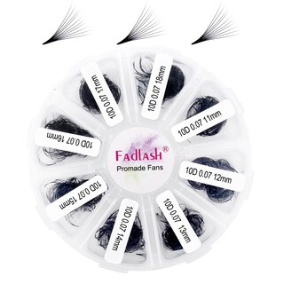 Foto 7 | Foto 7 | Extensiones De Pestañas Prefabricadas Fadlash 1000 Fans/bandeja 10d 0.07c - Venta Internacional.