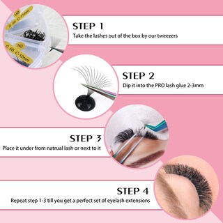 Foto 5 | Foto 5 | Extensiones De Pestañas Premade Fans 1200 Fans Pro Lashbeauty - Venta Internacional.
