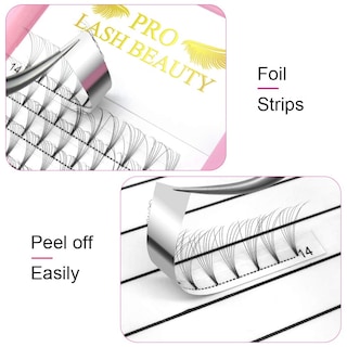 Foto 3 | Foto 3 | Extensiones De Pestañas Premade Fans Pro Lashbeauty 7d-d-0.07-17 Mm - Venta Internacional.