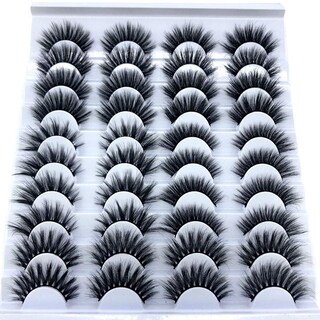 Foto 1 | Foto 1 | Pestañas Postizas Hbzgtlad 3d Mink Lashes De Volumen Natural (20 Pares) - Venta Internacional.