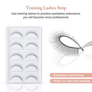 Foto 5 | Foto 5 | Practice Eyelashes 50 Pares De Pestañas De Entrenamiento Para Principiantes - Venta Internacional.