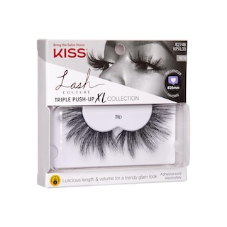 Foto 2 | Foto 2 | Pestañas Postizas Kiss Lash Couture Triple Push-up Xl 'slip' 16 Mm - Venta Internacional.