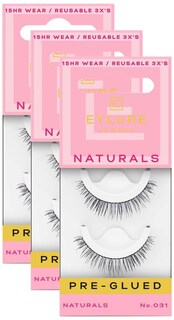 Foto 1 | Foto 1 | Pestañas Postizas Eylure Naturals No. 031 Prepegadas (paquete De 3) - Venta Internacional.