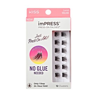 Foto 1 | Foto 1 | Grupos De Pestañas Postizas Kiss Impress, Espléndidos Volúmenes De 12 A 14 Mm - Venta Internacional.