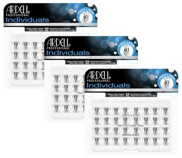 Foto 1 | Foto 1 | Tríos Individuales Eyelash Ardell, Color Negro, Tamaño Mediano (paquete De 3) - Venta Internacional.