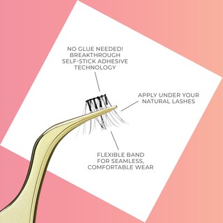 Foto 4 | Foto 4 | Pestañas Postizas Kiss Impress Lash Clusters Edgy Wispy 14-16 Mm - Venta Internacional.