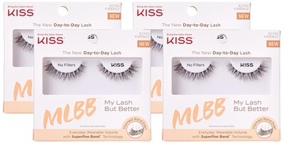 Foto 1 | Foto 1 | Pestañas Postizas Kiss My Lash But Better, 10 Mm, Paquete De 4 - Venta Internacional.