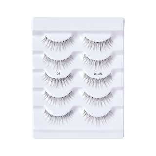 Foto 7 | Foto 7 | Paquete Múltiple De Pestañas Postizas Kiss Look So Natural, 03 X 5 Pares - Venta Internacional.