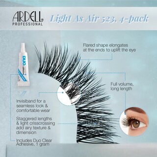 Foto 2 | Foto 2 | Pestañas Postizas Ardell Light As Air 523, 4 Pares En Un Paquete - Venta Internacional.