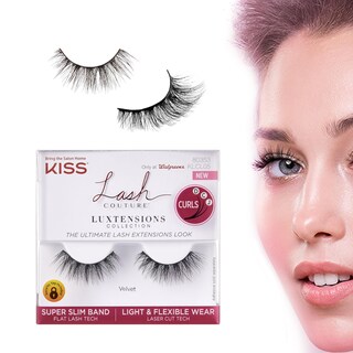 Foto 1 | Foto 1 | Pestañas Postizas Kiss Lash Couture Luxtension 'velvet' 12 Mm - Venta Internacional.