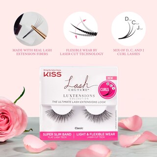 Foto 4 | Foto 4 | Pestañas Postizas Kiss Lash Couture Luxtension 'velvet' 12 Mm - Venta Internacional.