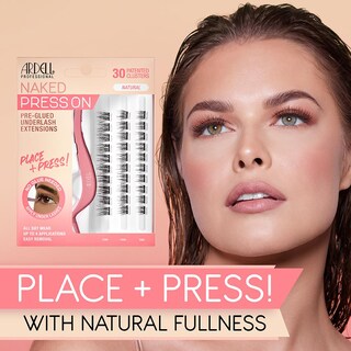 Foto 2 | Foto 2 | Extensiones Underlash Ardell Naked Press On, Prepegadas En Color Natural - Venta Internacional.