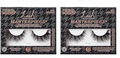 Foto 1 | Foto 1 | Pestañas Postizas Kiss Lash Couture Masterpiece Cruise 12 Mm X2 - Venta Internacional.
