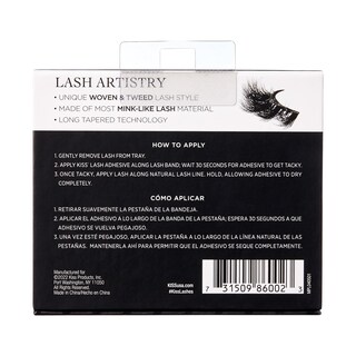 Foto 2 | Foto 2 | Pestañas Postizas Kiss Lash Couture Masterpiece Cruise 12 Mm X2 - Venta Internacional.