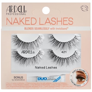 Foto 1 | Foto 1 | Pestañas Postizas Ardell Naked Lashes 421, Paquete De 2 Con Pipeta Duo De 1 G - Venta Internacional.