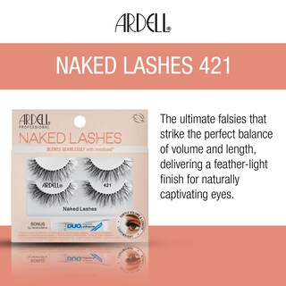 Foto 3 | Foto 3 | Pestañas Postizas Ardell Naked Lashes 421, Paquete De 2 Con Pipeta Duo De 1 G - Venta Internacional.