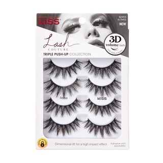 Foto 1 | Foto 1 | Bata Kiss Lash Couture Con Triple Flexión De Pestañas Postizas, 12 Mm - Venta Internacional.