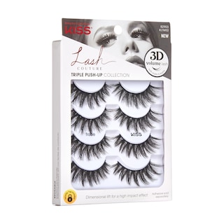 Foto 2 | Foto 2 | Bata Kiss Lash Couture Con Triple Flexión De Pestañas Postizas, 12 Mm - Venta Internacional.