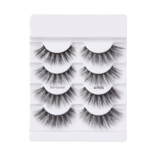 Foto 2 | Foto 2 | Pestañas Postizas Kiss Lash Couture Triple Push-up «bombshell» - Venta Internacional.