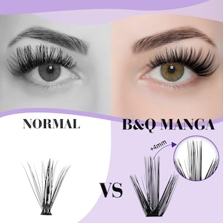 Foto 3 | Foto 3 | Falso Eyelash Cluster Manga Lashes Cluster 50d-0.07d 300 Unidades - Venta Internacional.