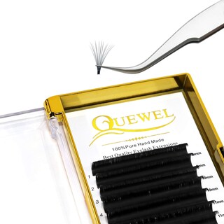 Foto 1 | Foto 1 | Extensiones De Pestañas Con Volumen Quewel, 0,03-0,12 Mm C/cc/d/dd Curl - Venta Internacional.